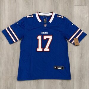 Buffalo Bills Josh Allen  #17  On Filed Football Jersey Size Extra Large